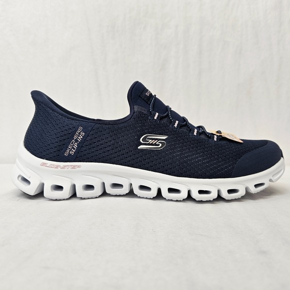 Skechers Shoes - Skechers Glide-Step Pursuit Hands Free Sneakers 104547 Navy Women's Size 6.5